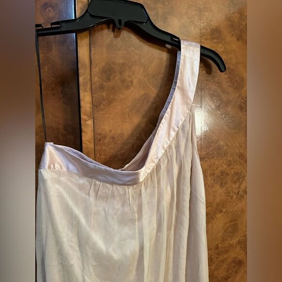 Susie Mooratoff one shoulder maxi champagne dress - Picture 4 of 8